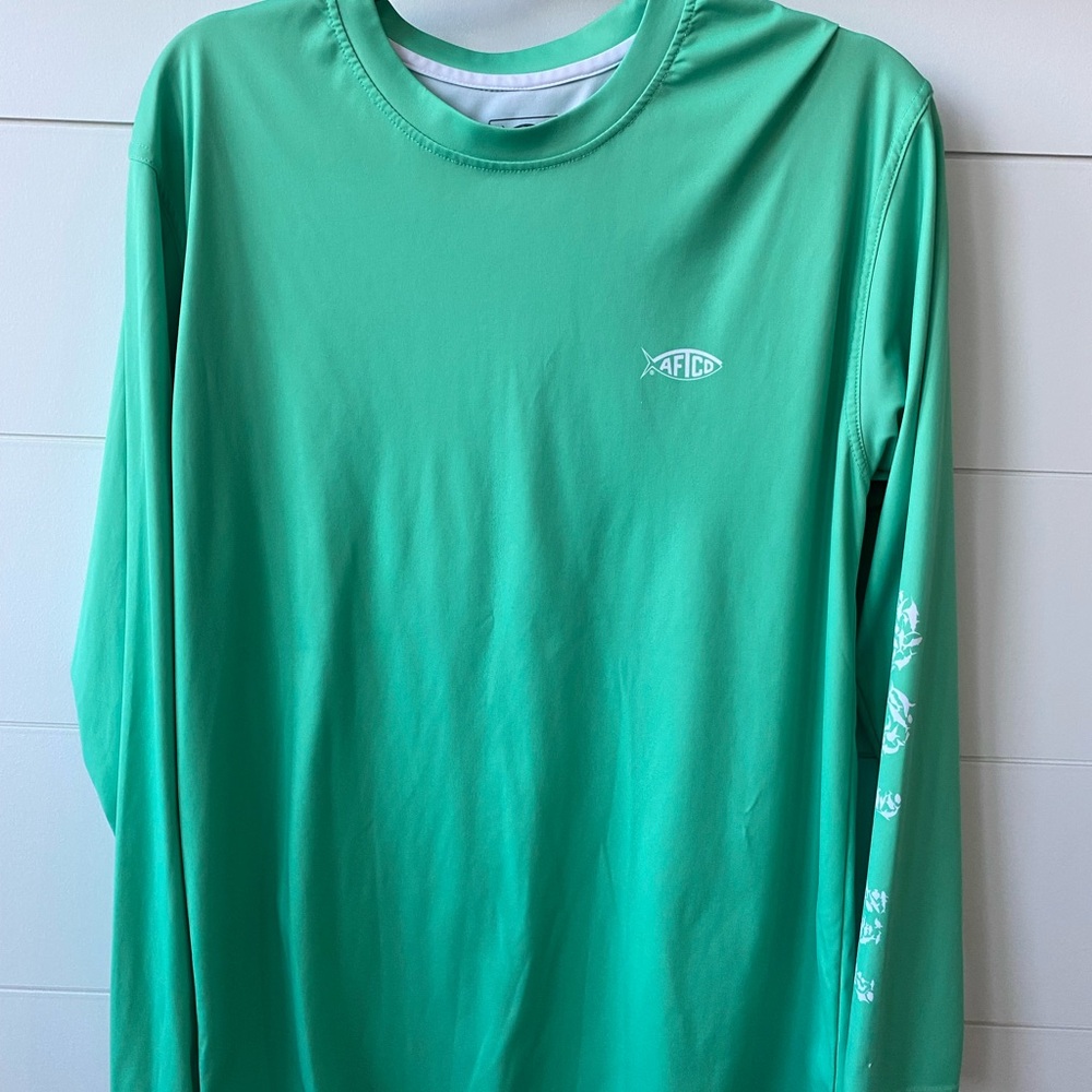 AFTCO Teal Performance Shirt